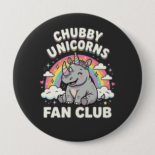 Cute Unicorns Fan Club Magical Rainbow Unicorn 10 Cm Round Badge