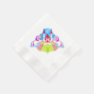 cute unicorns Napkin