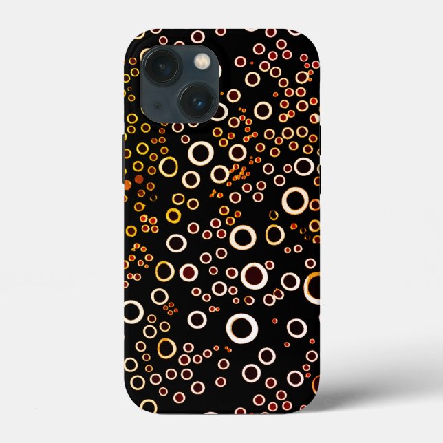 Cute Unique Bubble Pattern Case-Mate iPhone Case (Back)