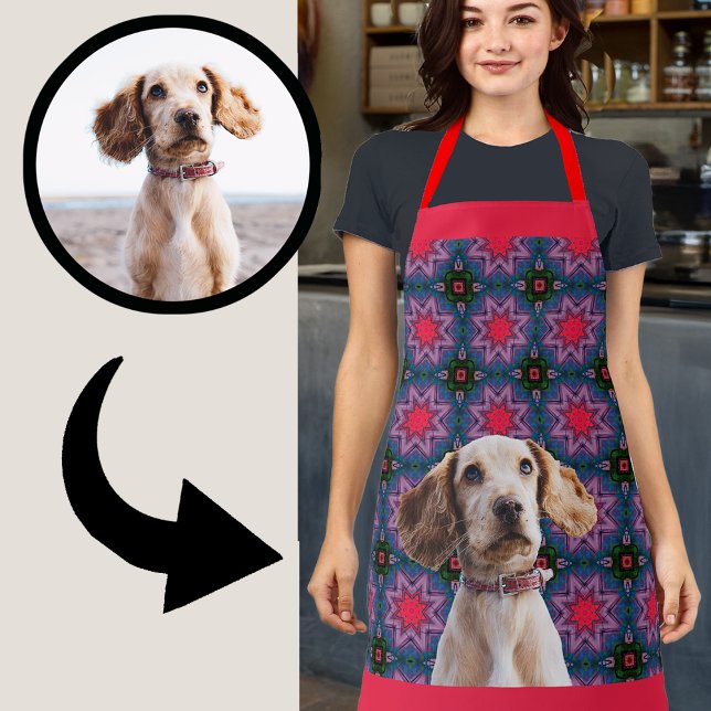 Cute Unique Gift for Dog Mum & Puppy Lovers Apron (Creator Uploaded)