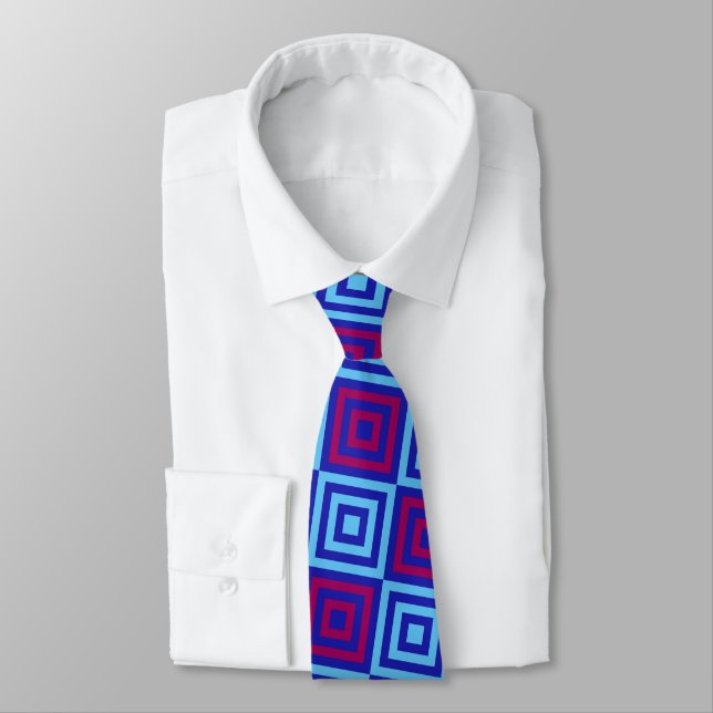 Cute Unique Gifts Abstract Geometric   Tie (Tied)