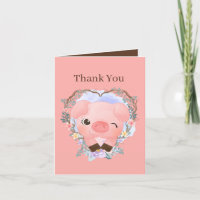 cute unisex baby pig add sentiment