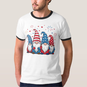 Cute USA American Gnomes Cartoon-68123 T-Shirt