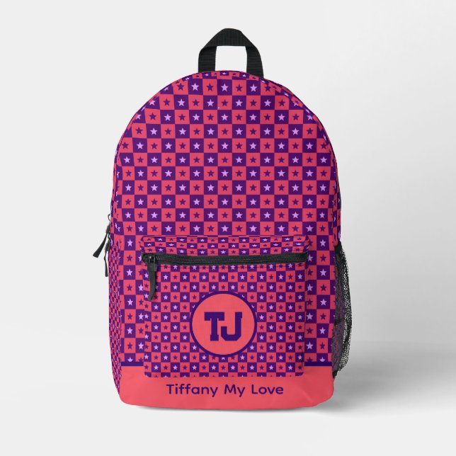 Cute Vacation Favour Gift Girls Backpack (Front)