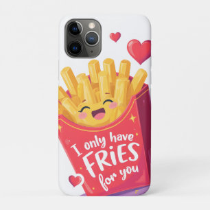 Cute Valentine French Fries Pun Case-Mate iPhone Case