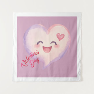 Cute Valentine Heart Wall Tapestry Decor