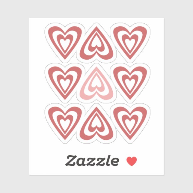 Cute Valentine Hearts – Love & Romance Design (Sheet)