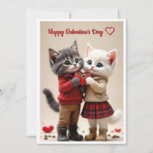 Cute Valentine’s Day Card – Tom & Luna