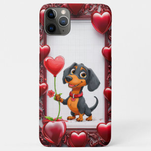 Cute Valentine’s Day dog Case-Mate iPhone Case