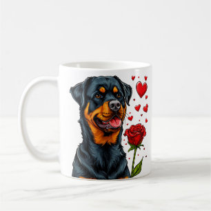 Cute Valentine’s Day dog Coffee Mug