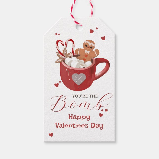 Cute Valentine’s Day  Gift Tags (Front)