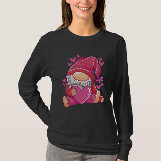 Cute Valentine s Day Gnome T-Shirt