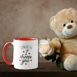 Cute Valentine´s Day Personalised Name  Mug