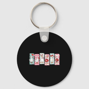 Cute Valentine Silly Goose Coquette Just A Lovely Key Ring