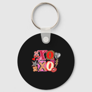 Cute Valentine Xoxo Funny Valentine Hearts Lover G Key Ring
