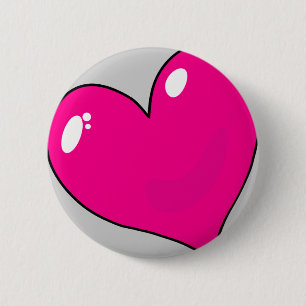 Cute Valentines 6 Cm Round Badge