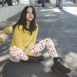 Cute Valentine's Conversation Heart Pattern Leggings<br><div class="desc">Stay stylish this season with these Valentine’s Day clothes, featuring a cute heart pattern and watercolor conversation hearts for a festive touch! Designed with simple colourful artwork in red, pink, green, purple, and yellow, these workout ladies' pants bring a fun whimsical design to your activewear. The unique creative illustration and...</div>