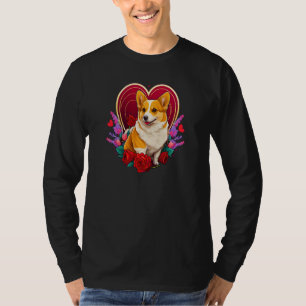 Cute Valentines Corgi Cool Pembroke Welsh Corgi 1 T-Shirt