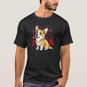 Cute Valentines Corgi Cool Pembroke Welsh Corgi 1 T-Shirt