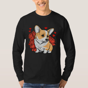 Cute Valentines Corgi Cool Pembroke Welsh Corgi  2 T-Shirt