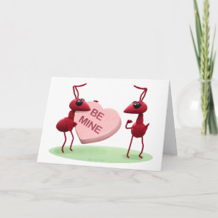 Cute Valentines' Day Ants Holiday Card