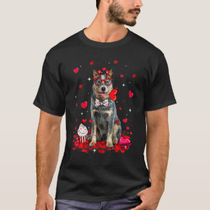 Cute Valentine's Day Australian Cattle Dog Heart C T-Shirt