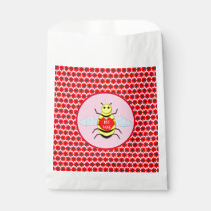 Cute Valentines Day Bee Favour Bags