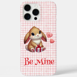 Cute Valentine's Day bunny rabbit iPhone 16 Pro Max Case