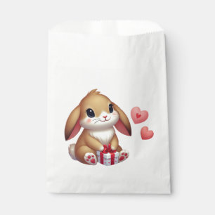 Cute Valentine's Day bunny rabbit Favour Bags