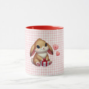 Cute Valentine's Day bunny rabbit Mug