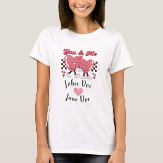 Cute Valentine's Day Couple You & Me Romantic T-Shirt