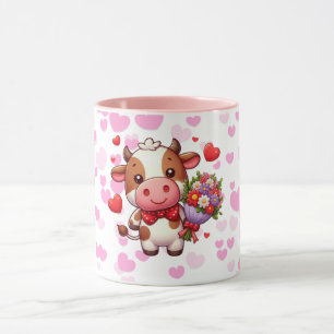 Cute Valentine's day cow Mug