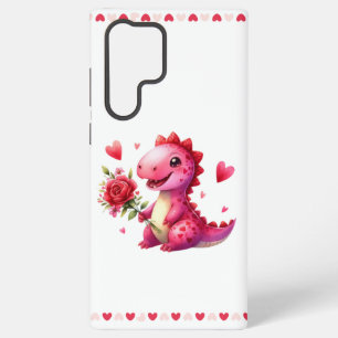 Cute Valentine's day dinosaur Samsung Galaxy Case