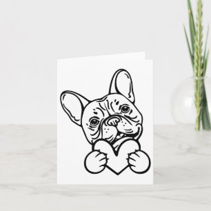 Cute Valentine's Day Frenchie French Bulldog Lover Card
