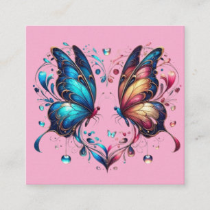 Cute valentines day gift square business card