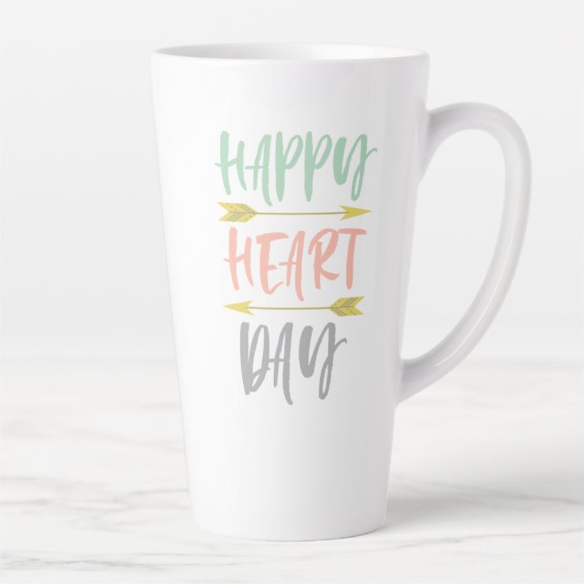 Cute Valentines Day Happy Heart Day Mug (Right)