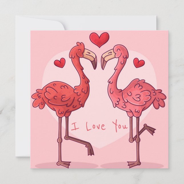 Cute Valentine's Day Holiday Card (Front)
