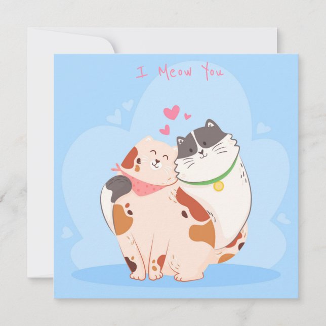 Cute Valentine's Day Holiday Card (Front)