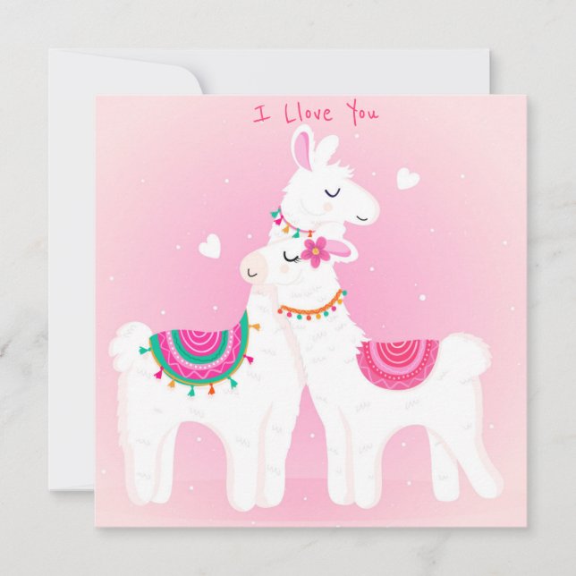 Cute Valentine's Day Holiday Card (Front)