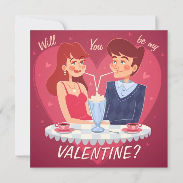 Cute Valentine's Day Holiday Card (Front)