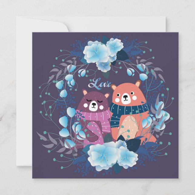 Cute Valentine's Day Holiday Card (Front)