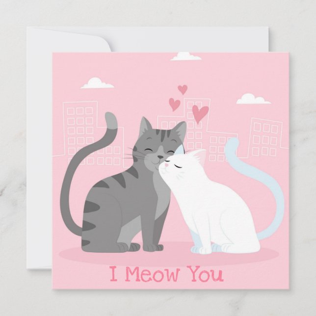 Cute Valentine's Day Holiday Card (Front)