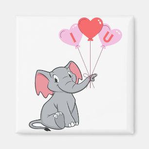 cute Valentine's Day I love you heart Magnet