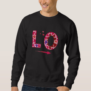 Cute Valentines Day Matching Couple Outfit Love Pa Sweatshirt