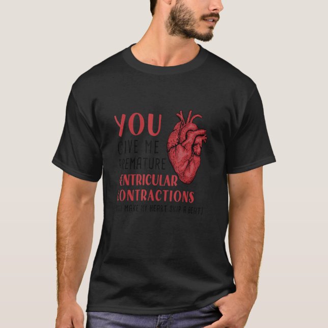 Cute Valentine's Day Science Teacher T-Shirt (Front)