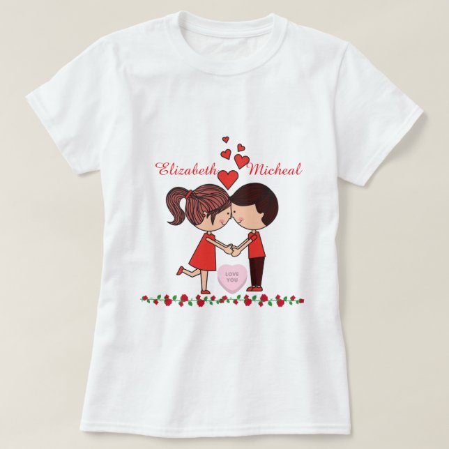 Cute Valentine's Day shirt (Design Front)