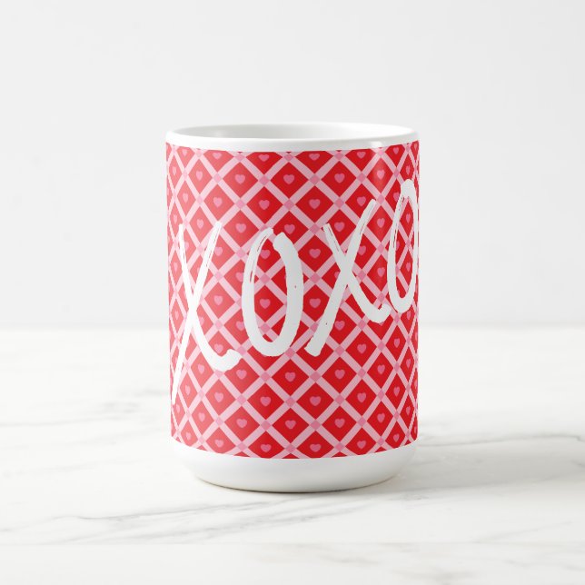 Cute Valentine's Day XOXO Coffee Mug (Center)