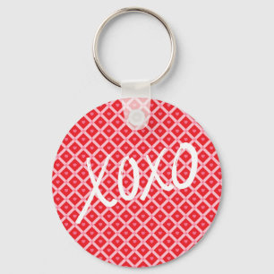 Cute Valentine's Day XOXO Key Ring