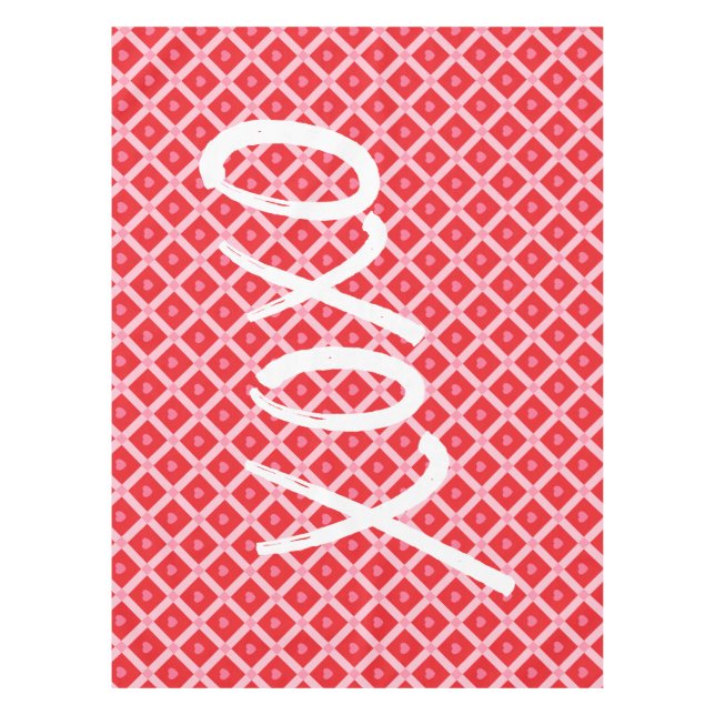 Cute Valentine's Day XOXO Tablecloth (Front)