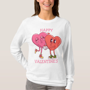 Cute Valentine's Hearts Couple Women's T-Shirt